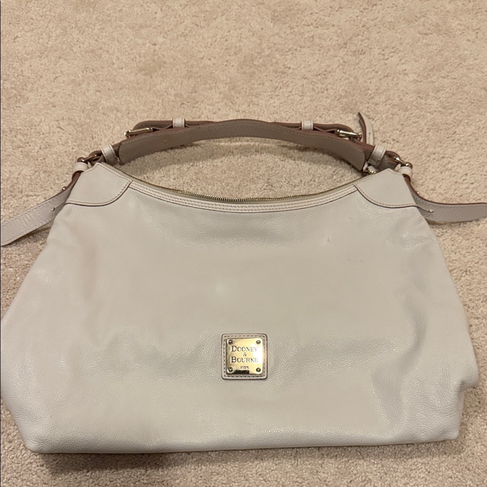 Dooney & Bourke cream shoulder bag